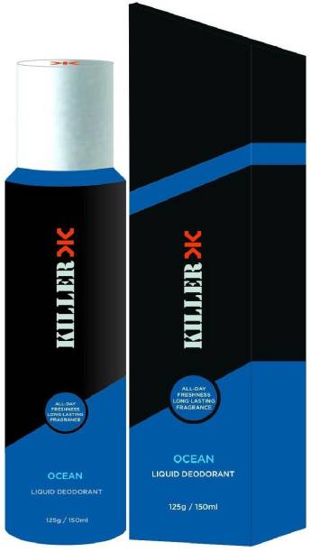 Killer Ocean Liquid Deodorant Perfume Body Spray For Men & Women