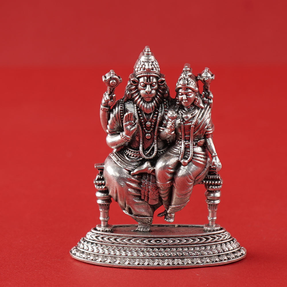 Pure Silver Lakshmi Narasimha Swamy 2D Idol Grams 45.73