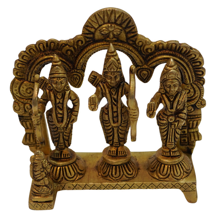 Brass Ram Parivar Idol 822g