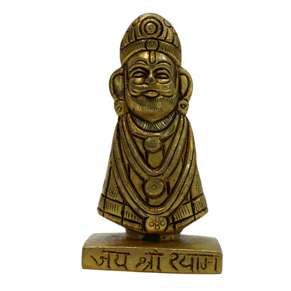 Brass Khatu Shyam Ji Face Statue 649g