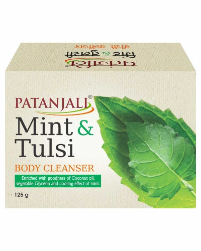 Patanjali Mint Tulsi Body Cleanser Soap