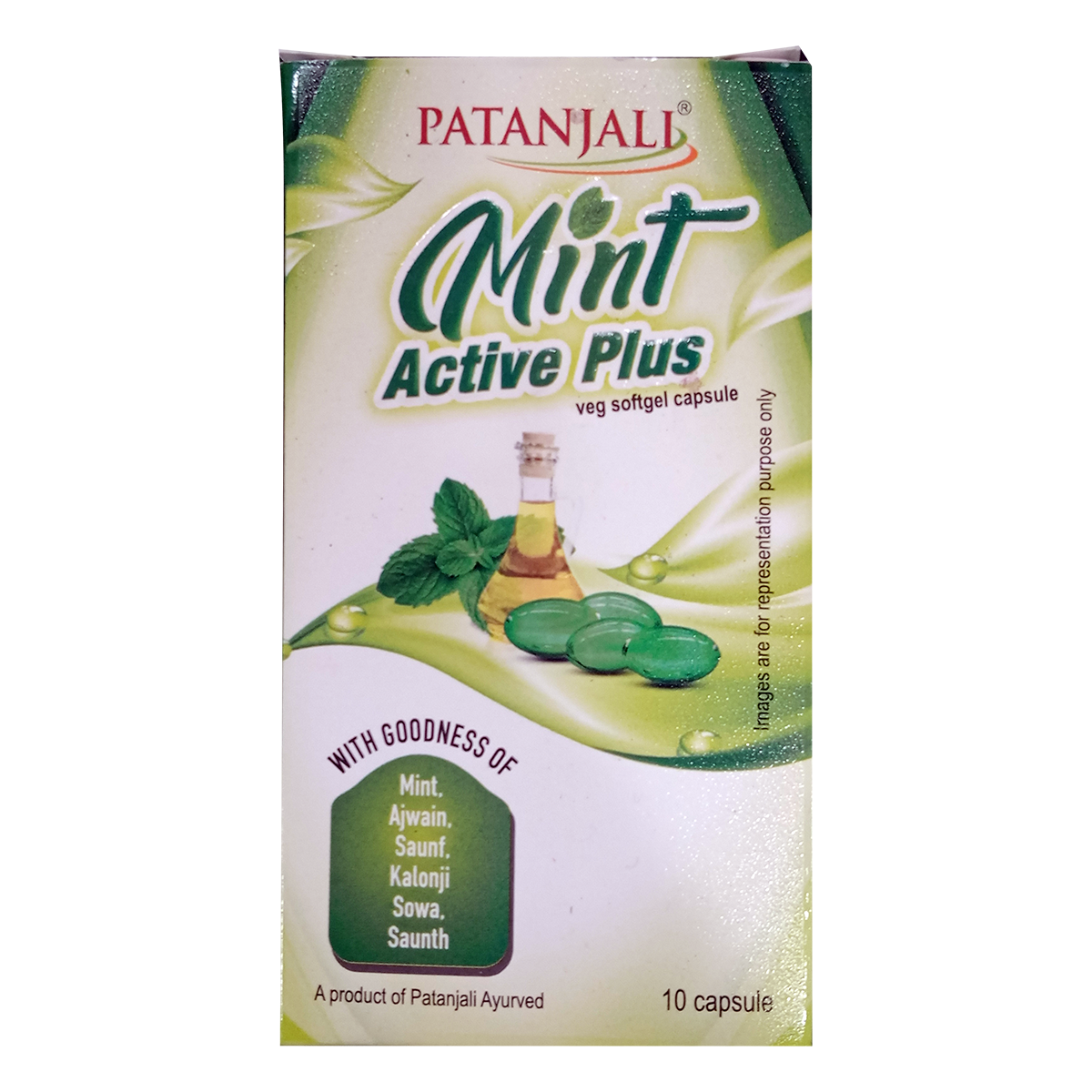 Patanjali Mint Active Plus veg Softgel