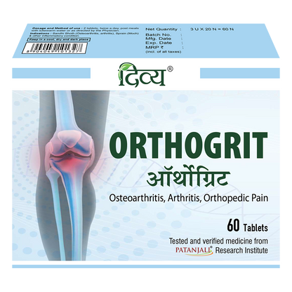 Patanjali Divya Orthogrit Tablet