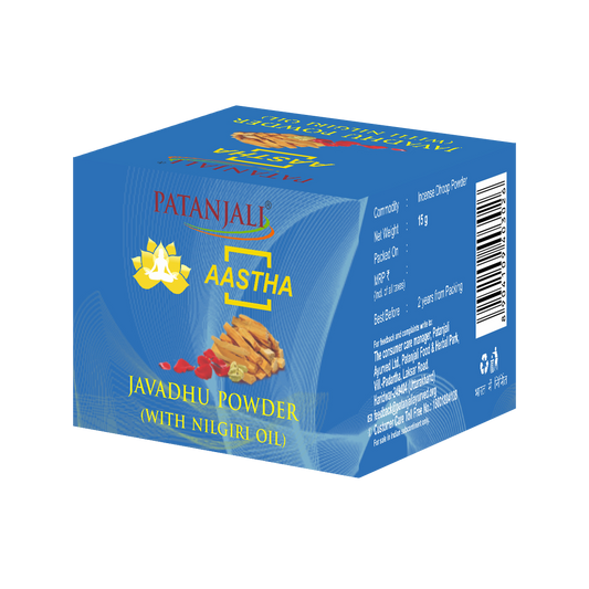 Patanjali Aastha Javadhu Powder with Nilgiri Oil