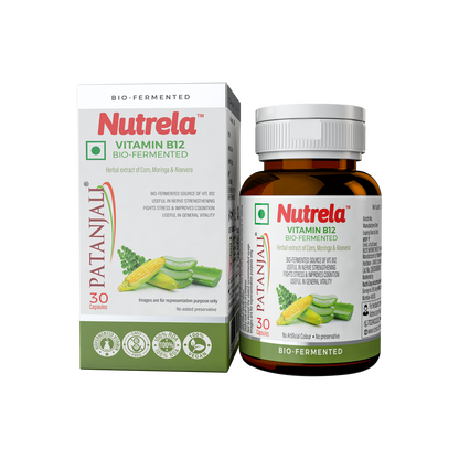 Patanjali Nutrela Vitamin B12 Bio Fermented Capsules