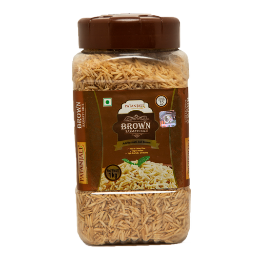Patanjali Brown Basmati Rice Jar