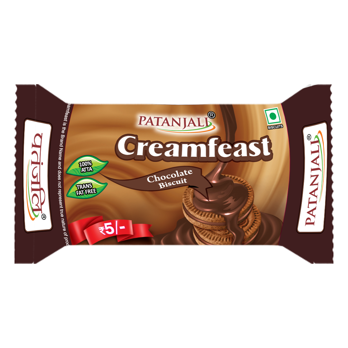 Patanjali Creamfeast Chocolate Biscuit 