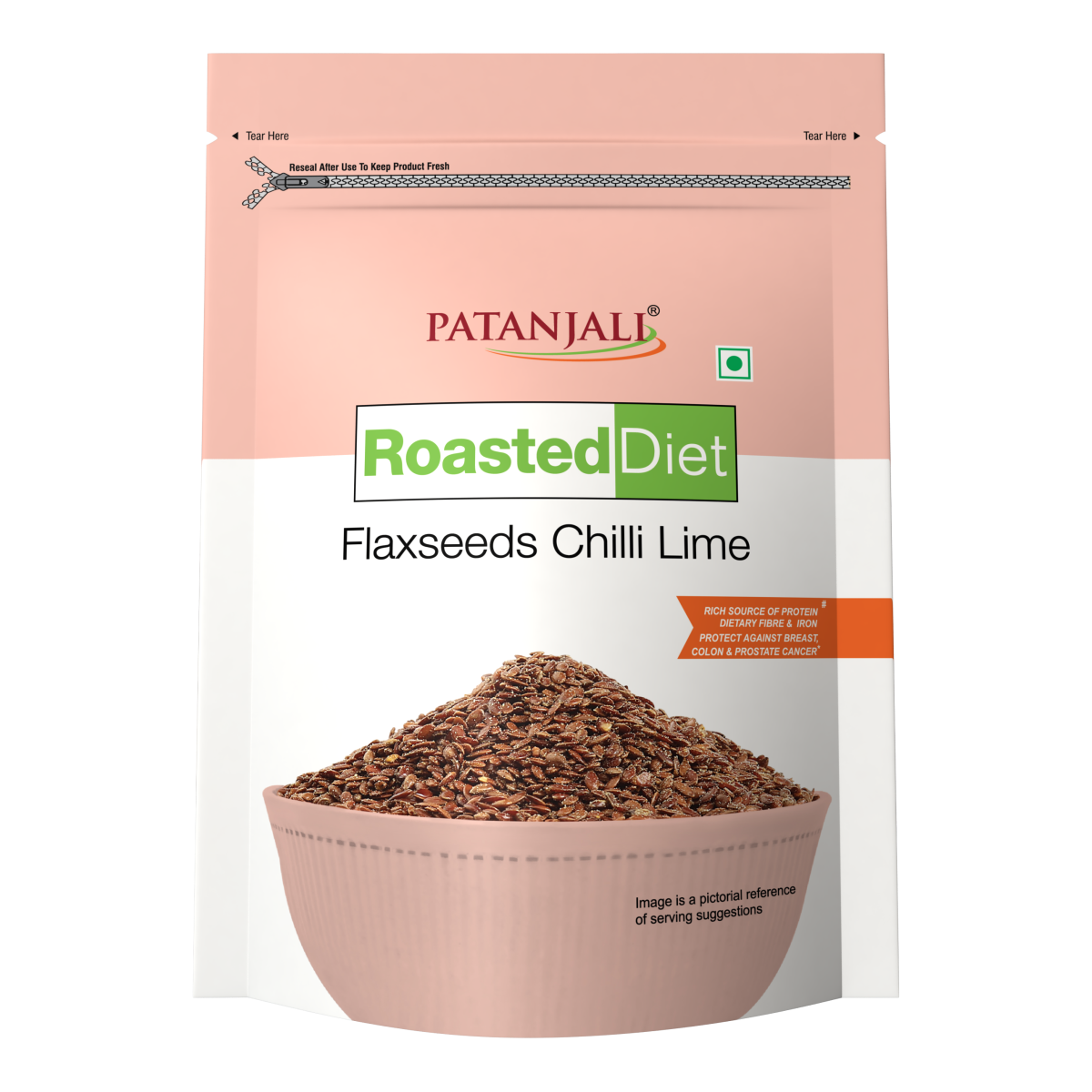 Patanjali Roasted Diet Flaxseed Chili Lime