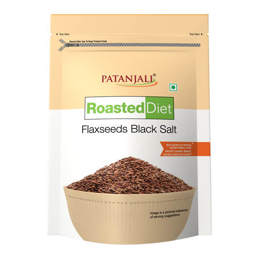 Patanjali Roasted Diet Flaxseed Black Salt