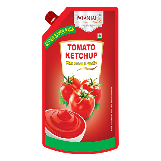 patanjali tomato ketchup without onion garlic