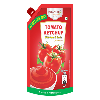 patanjali tomato ketchup without onion garlic
