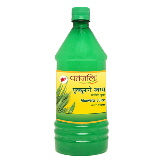 Patanjali Ayurveda Aloe Vera Juice with Fiber Unflavoured