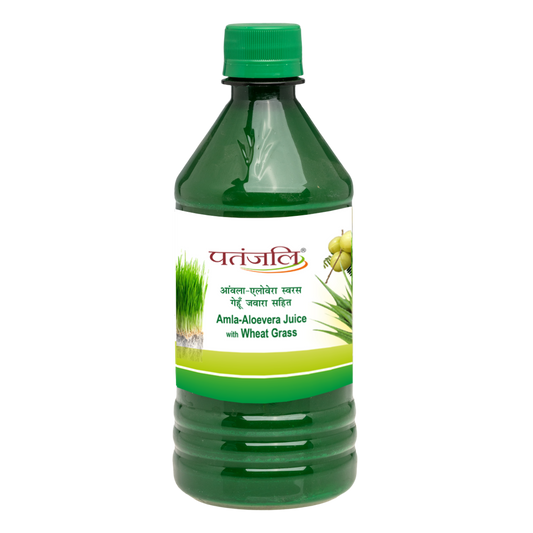 Patanjali Amla-Aloevera with Wheatgrass Juice