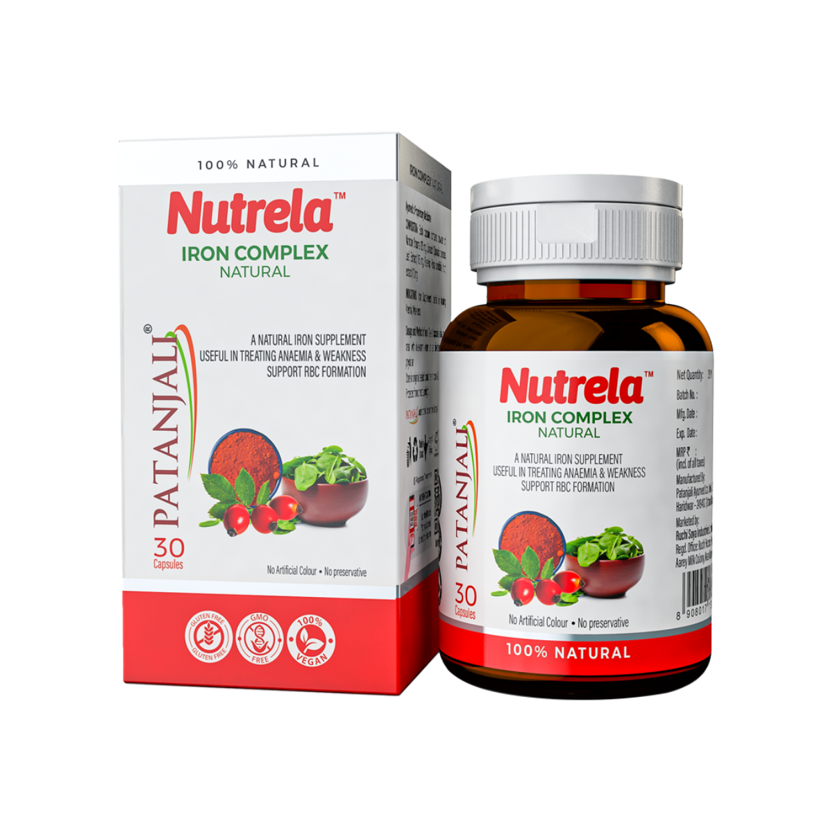 Patanjali Nutrela Iron Complex Natural