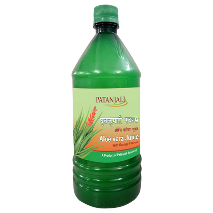 Patanjali Ayurveda Aloe Vera Juice with Fiber Orange