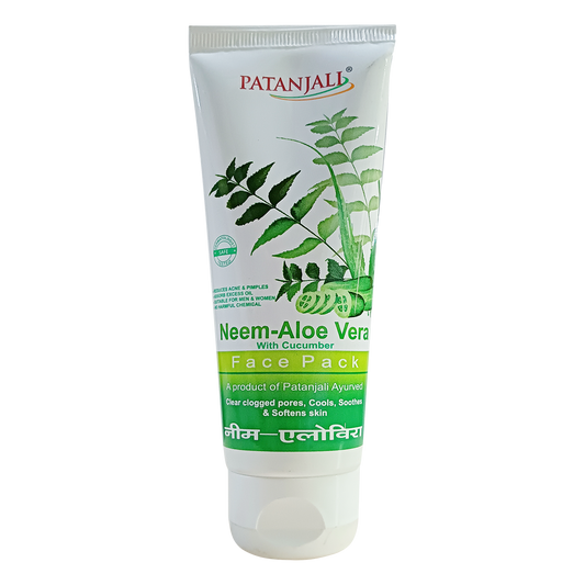 Patanjali Aloevera Neem Cucumber Face Pack