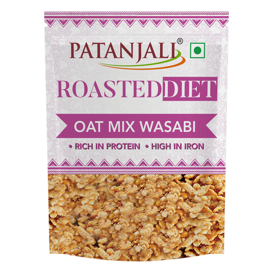 Patanjali Roasted Diet Oat Mix. Wasabi