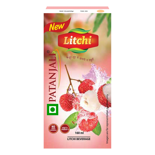 Patanjali Litchi Beverage (Tetrapack)