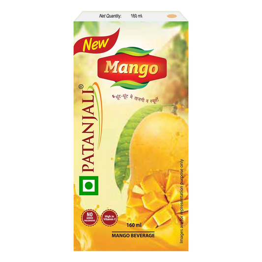 Patanjali Natural Mango Beverage (Tetrapack)