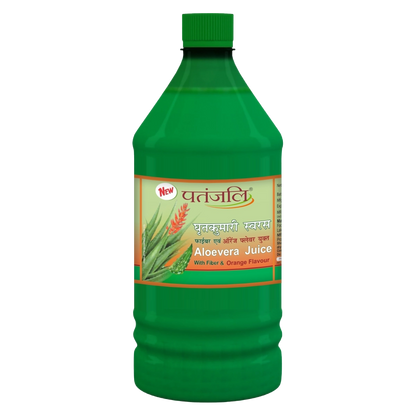 Patanjali Aloevera Juice with Fiber and Orange Flavour
