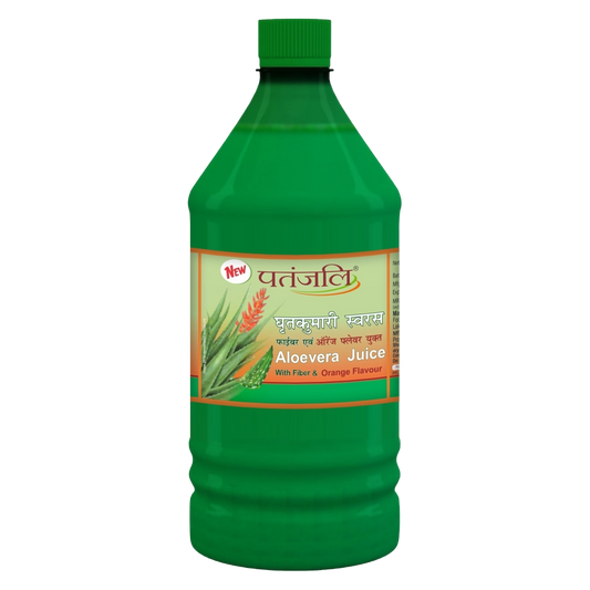 Patanjali Aloevera Juice with Fiber and Orange Flavour