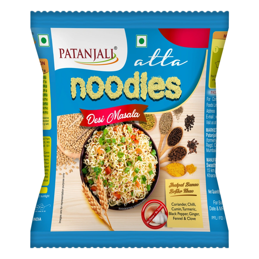 Patanjali Atta Noodles Desi Masala