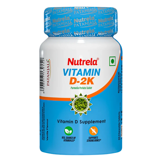 Patanjali Nutrela Vit D2k Natural Tab Vanilla