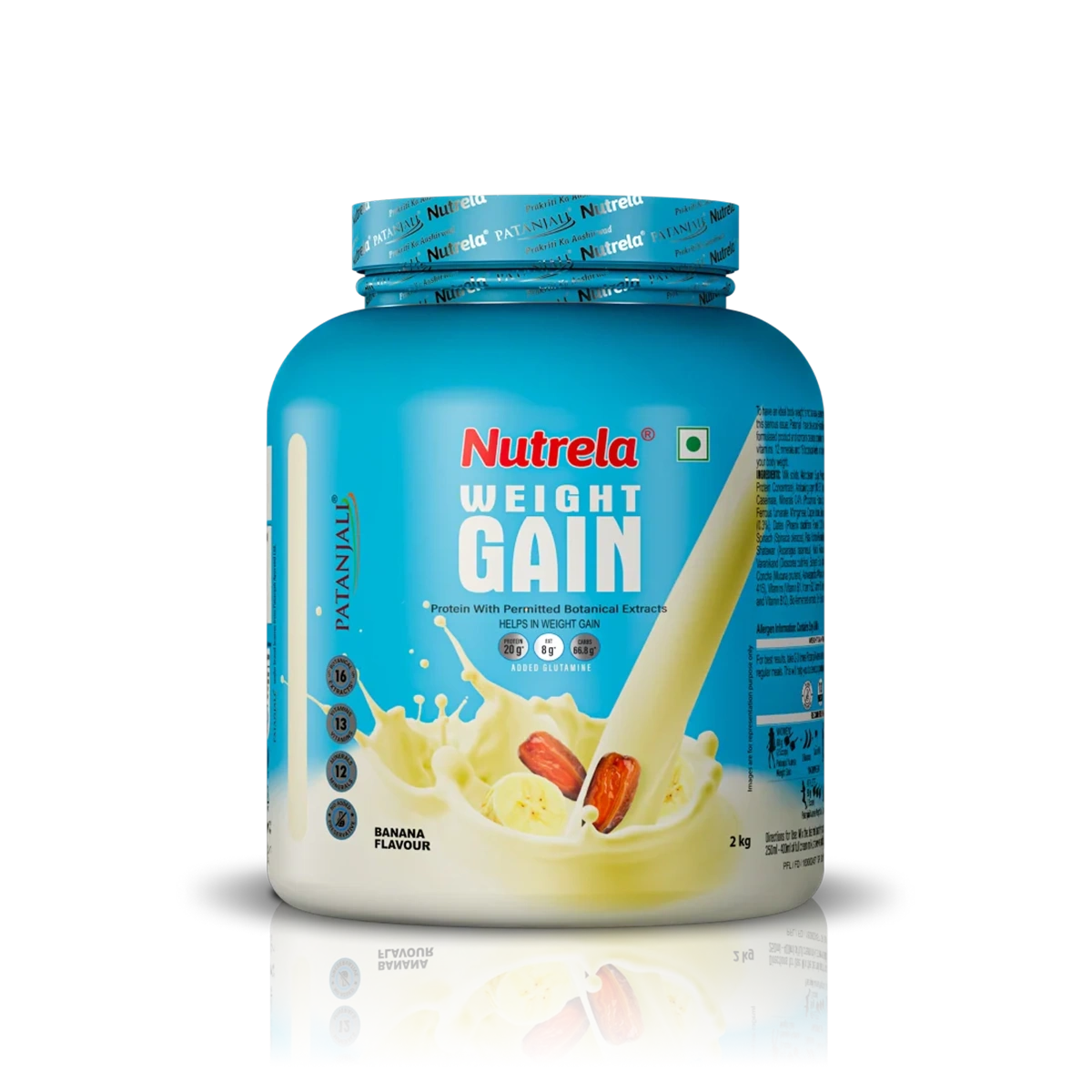 Patanjali Nutrela Weight Gain Powder - Banana Flavor