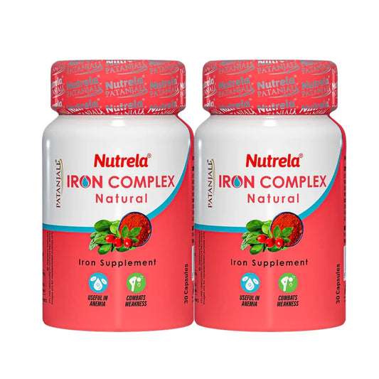 Patanjali Nutrela Iron Complex Natural Capsule
