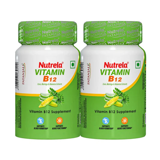 Patanjali Nutrela Vitamin B12 - 30 Veg Capsules