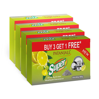Patanjali Super Dish wash Gram B3G1 Free