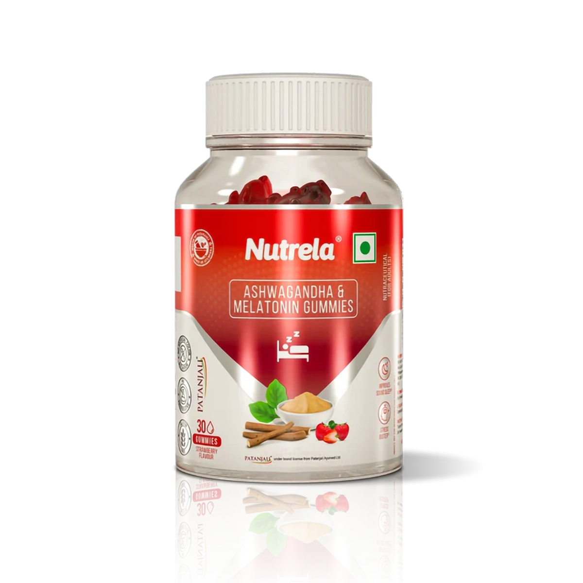 Patanjali Nutrela Ashwagandha & Melatonin Gummies
