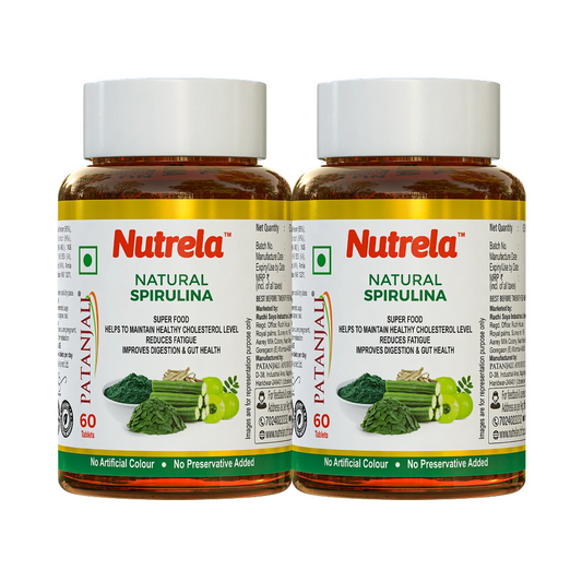Patanjali Nutrela Natural Spirulina Tablets