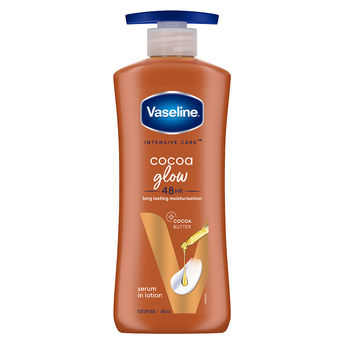 Vaseline Cocoa Glow Serum In Lotion 100% Pure Cocoa and Shea Butter for Glowing and Soft Skin