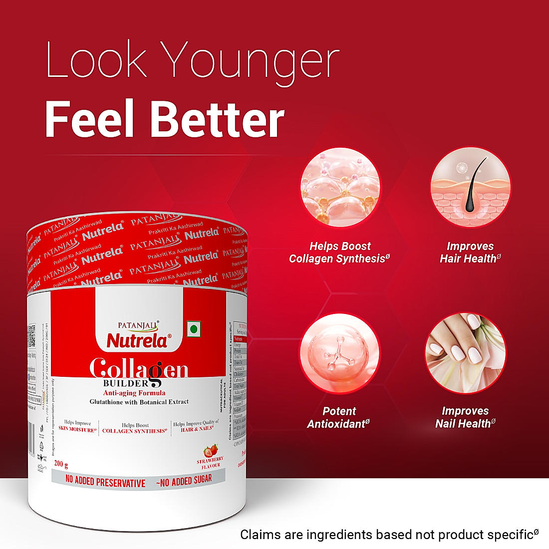 Patanjali Nutrela Collagen Builder Powder