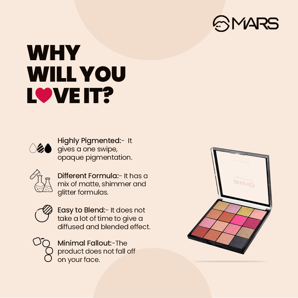 Mars 16 Color Eyeshadow Palette- Mesmereyes