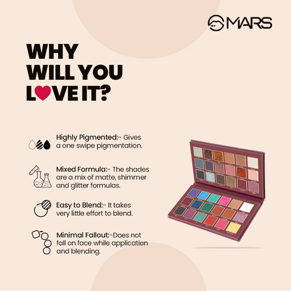 Mars 36 Color Eyeshadow Palette | Jashan-e-Shringaar