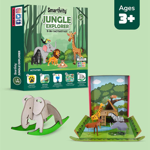Jungle Explorer | 3-6 Years | DIY Activity Kit
