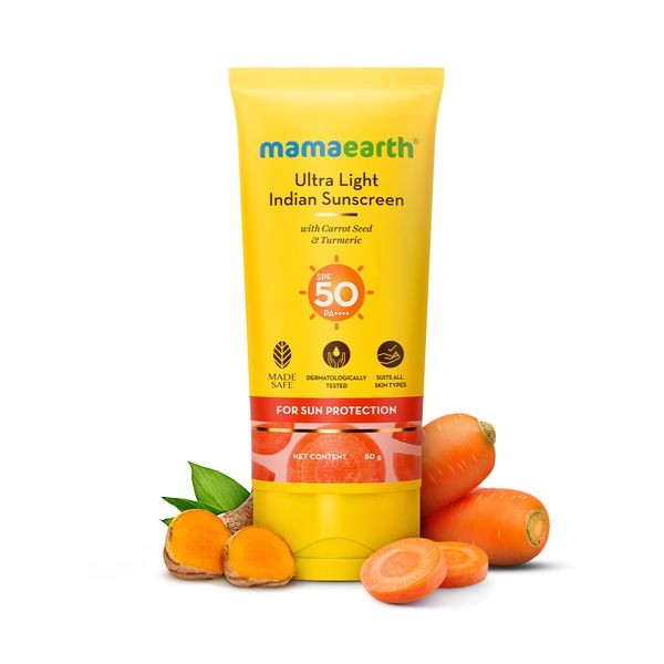 Mamaearth Ultra Light Indian Sunscreen For Sun Protection