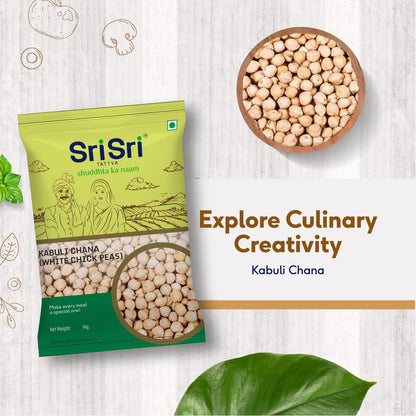 Sri Sri Tattva Kabuli Chana (White Chick Peas)