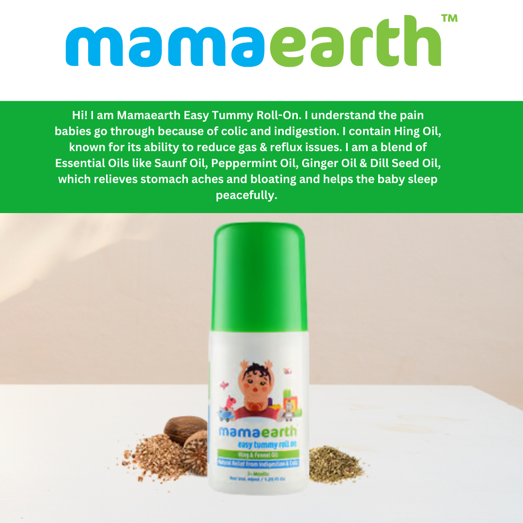 Mamaearth Easy Tummy Roll On 40ml - PUSHMYCART