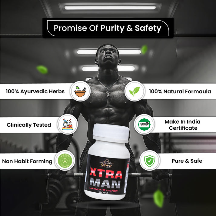 Xtra Man Capsule - Maximum Strength 60's