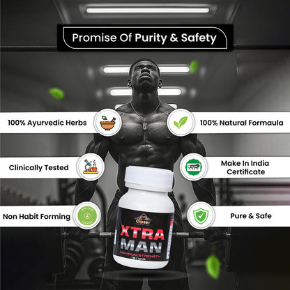 Xtra Man Capsule - Maximum Strength 60's