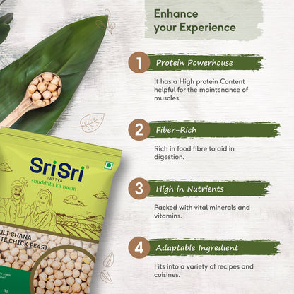 Sri Sri Tattva Kabuli Chana (White Chick Peas)