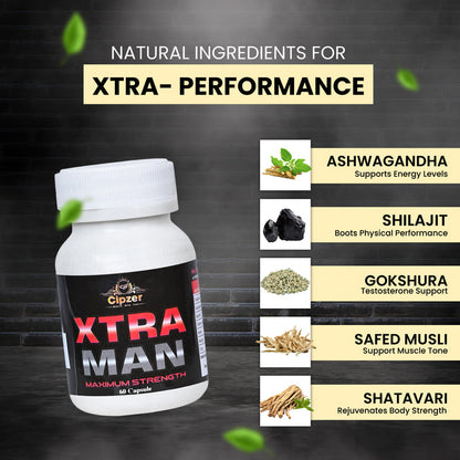 Xtra Man Capsule - Maximum Strength 60's