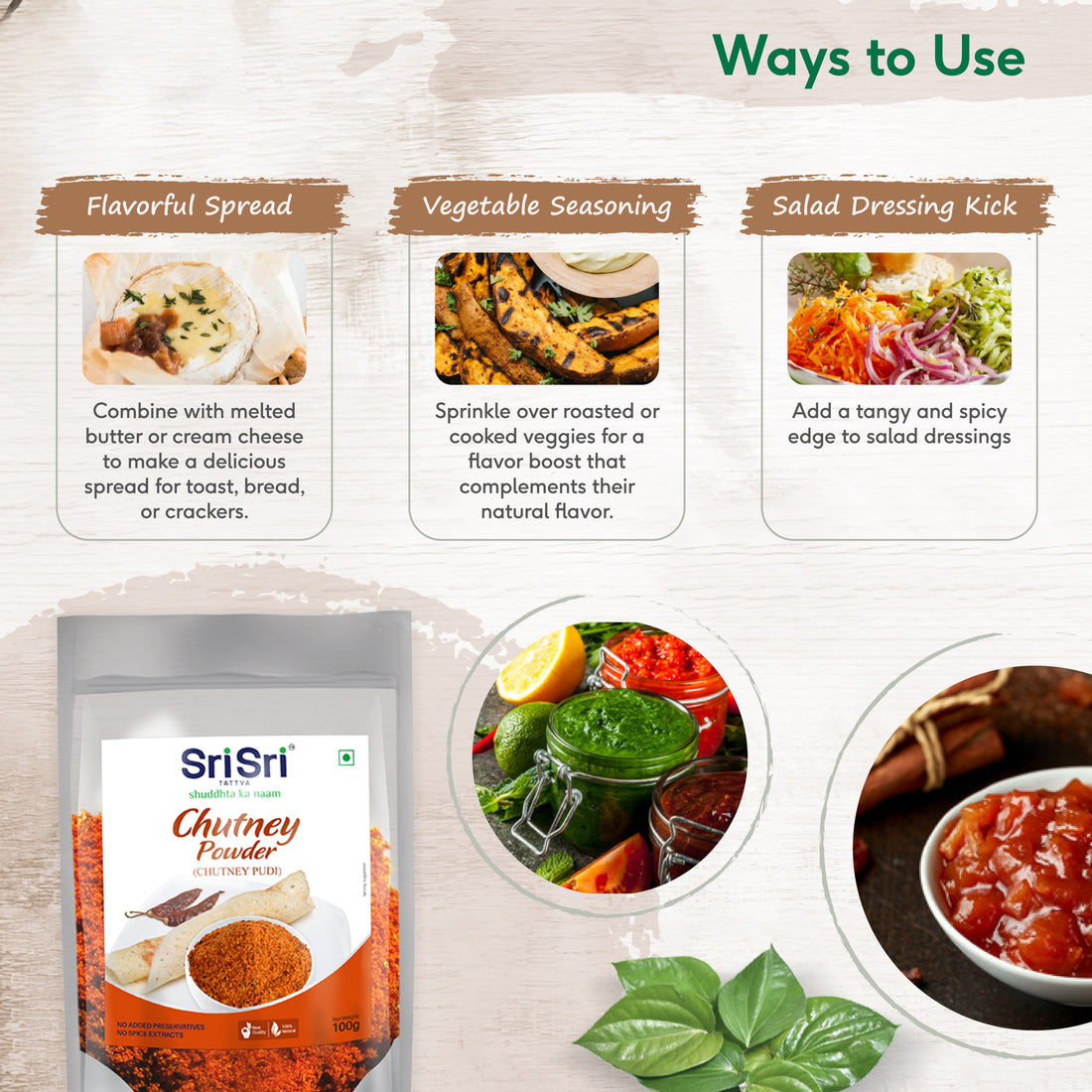 Sri Sri Tattva Chutney Powder - PUSHMYCART
