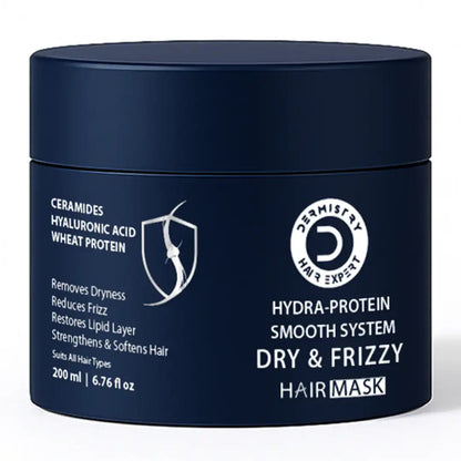 Dermistry Dry Frizzy Hair Mask for Smooth, Soft & Frizz-Free Hair