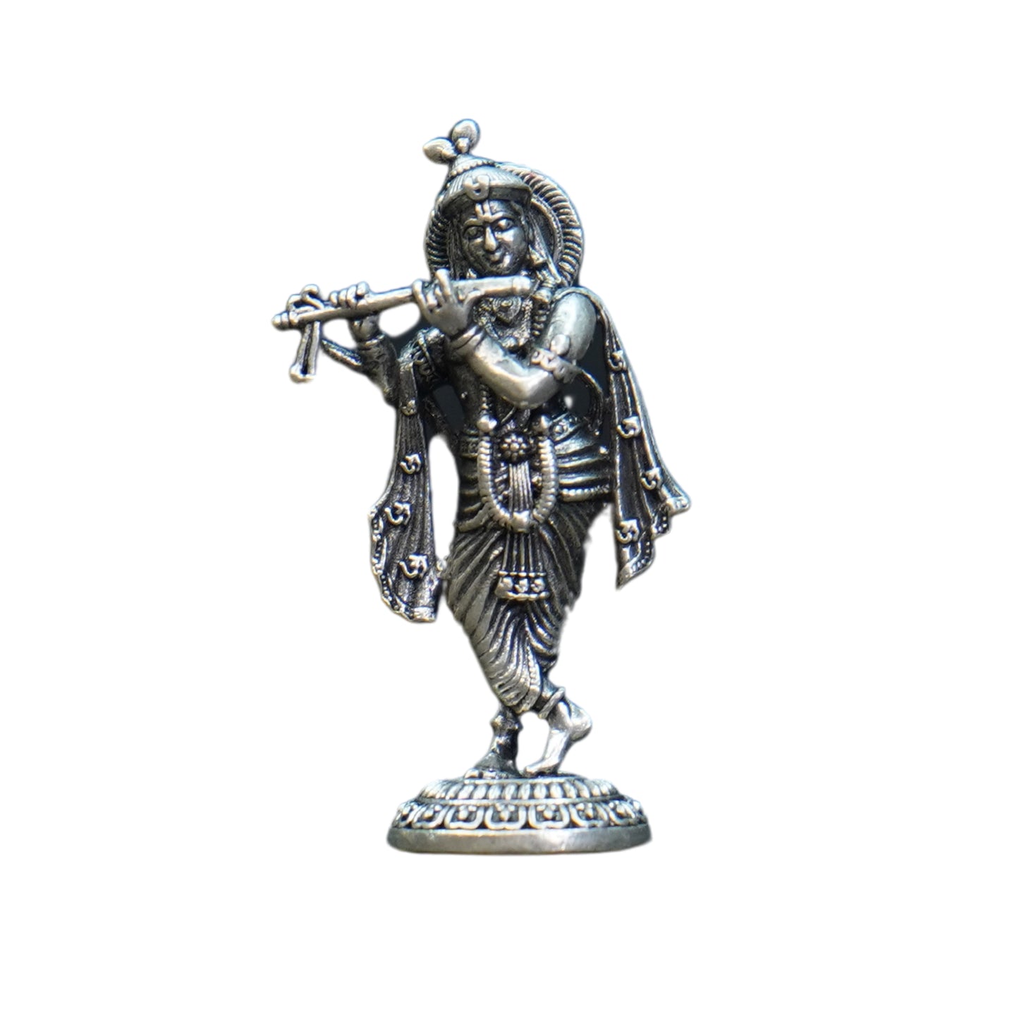 Mahita Collections Pure Silver Antique Krishna Standing 8.24G