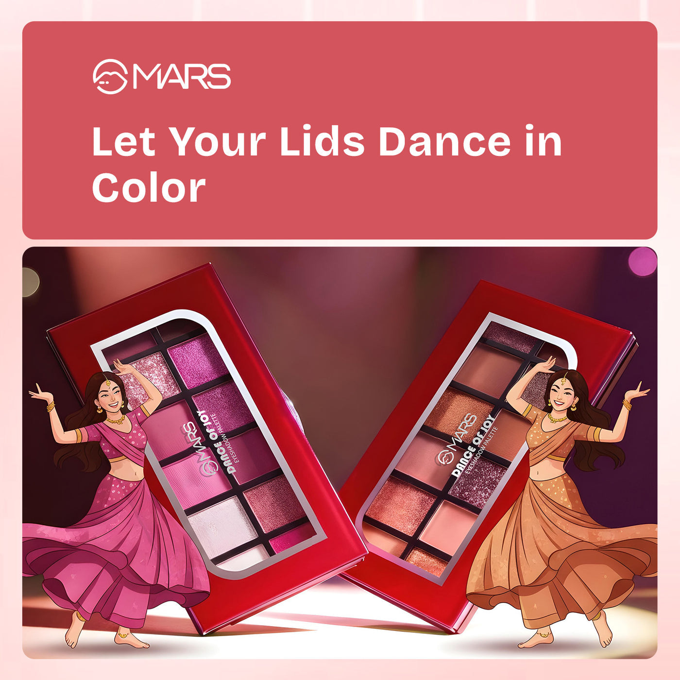 Mars 12 Color Eyeshadow Palette | Dance Of Joy