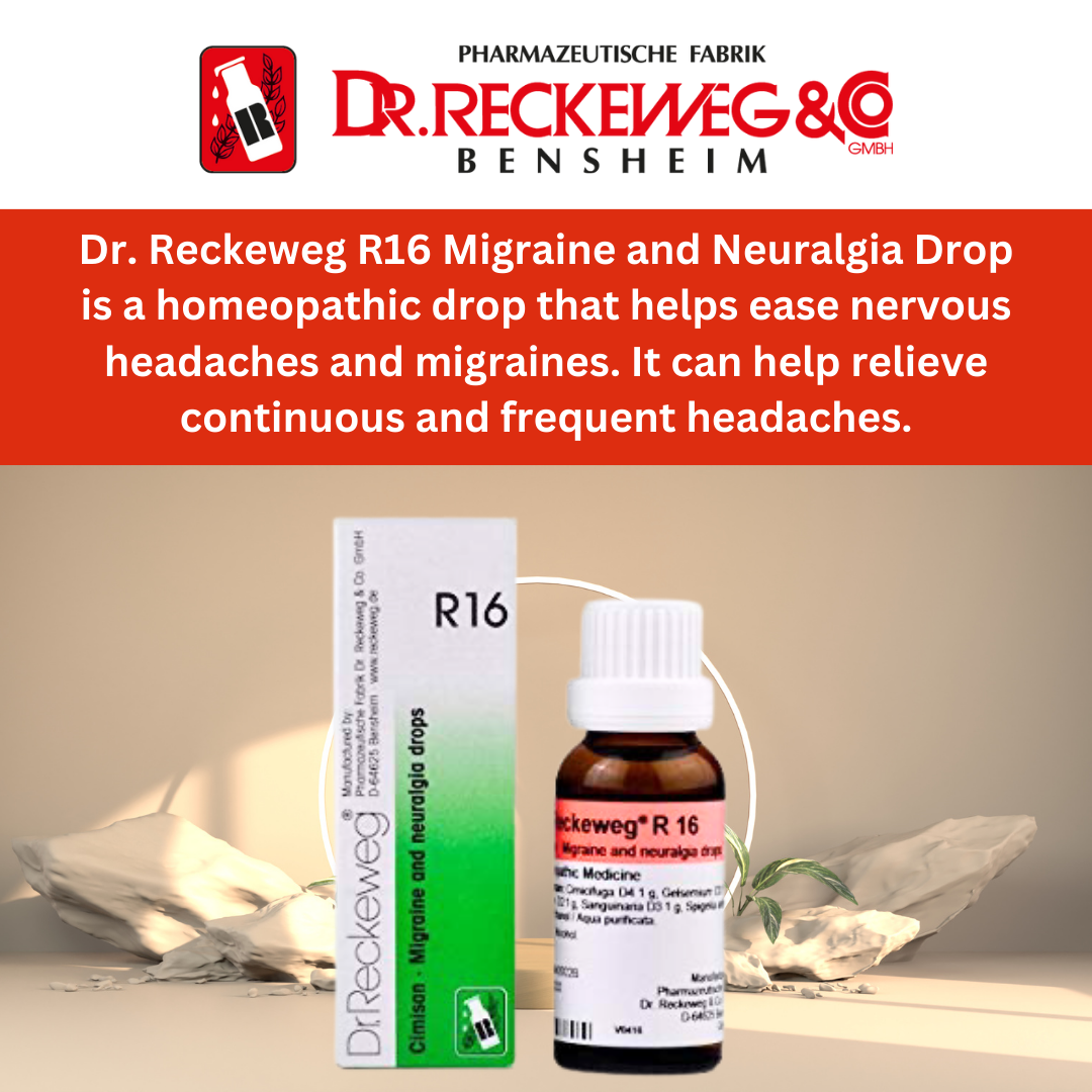 Dr. Reckeweg R16 Migraine And Neuralgia Drops